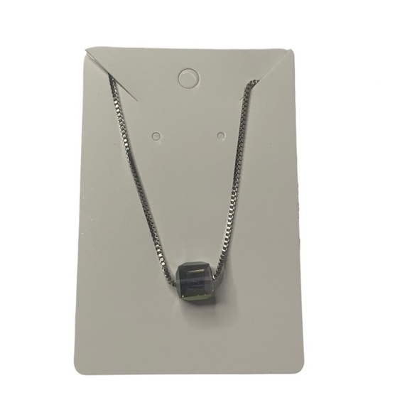 Silver gem necklace - Picture 1 of 5